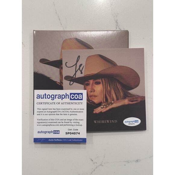 LAINEY WILSON SIGNED CD WHIRLWIND AUTOGRAPHED COA ACOA Limited /2000 #9 - Picture 1 of 10